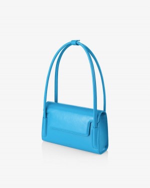 Find Kapoor Marty Bag 26 Crinkled Tote Válltáskák Női Türkiz Kék | QBF5167BB