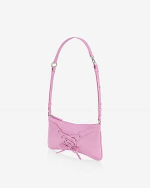 Find Kapoor Ribbon Tie Tote Válltáskák Női Rózsaszín | PHG2878TT