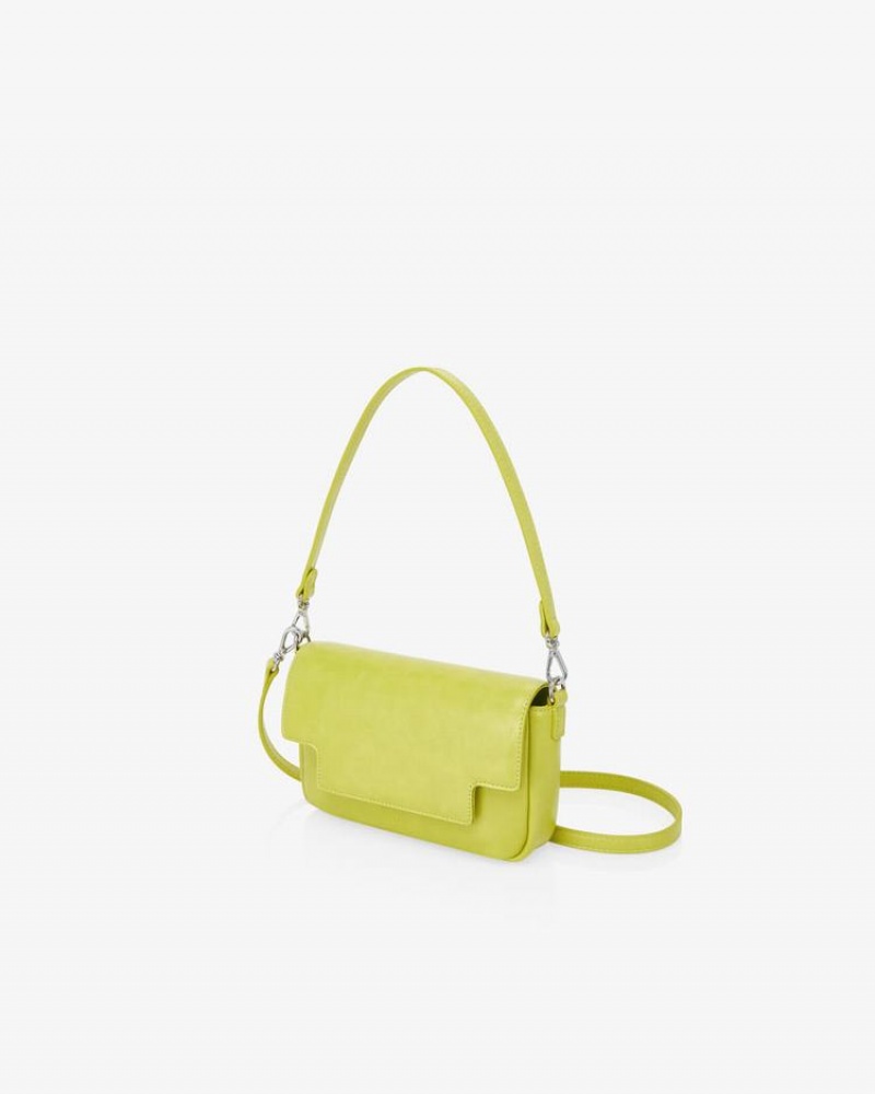 Find Kapoor Lia Bag 19 Crinkled Tote Crossbody Táska Női Világos Zöld | BWD2683HN