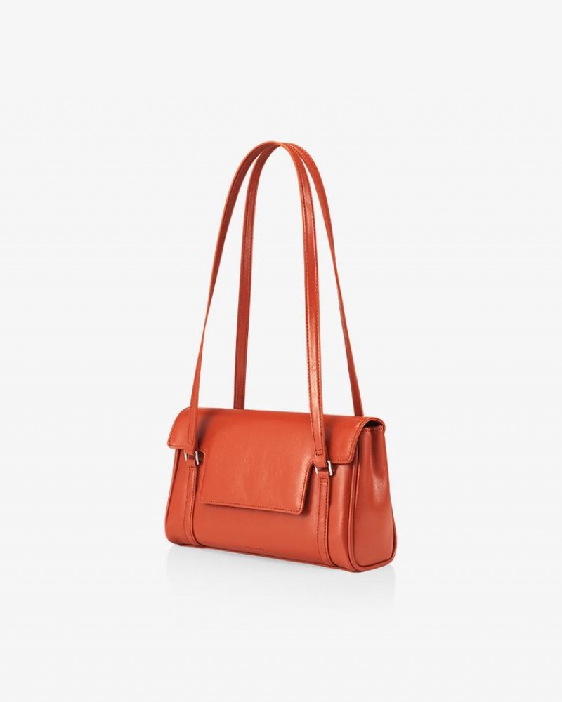 Find Kapoor Marty Bag S 23 Crinkled Tote Válltáskák Női Narancssárga | QEC893CP