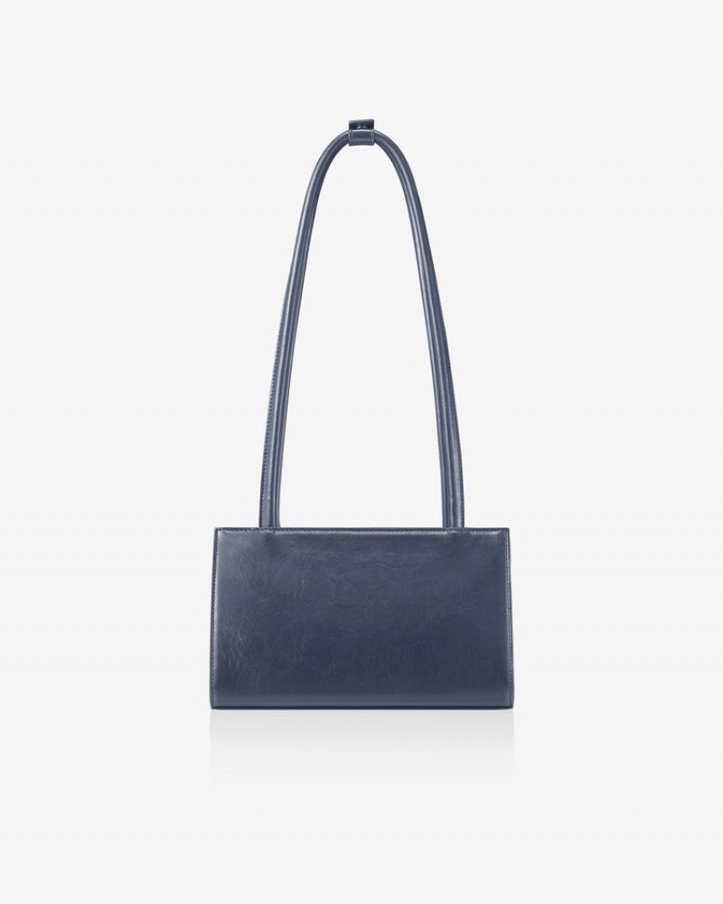 Find Kapoor Marty Brick Bag 24 Crinkled Tote Válltáskák Női Sötétkék | CJC3412HE