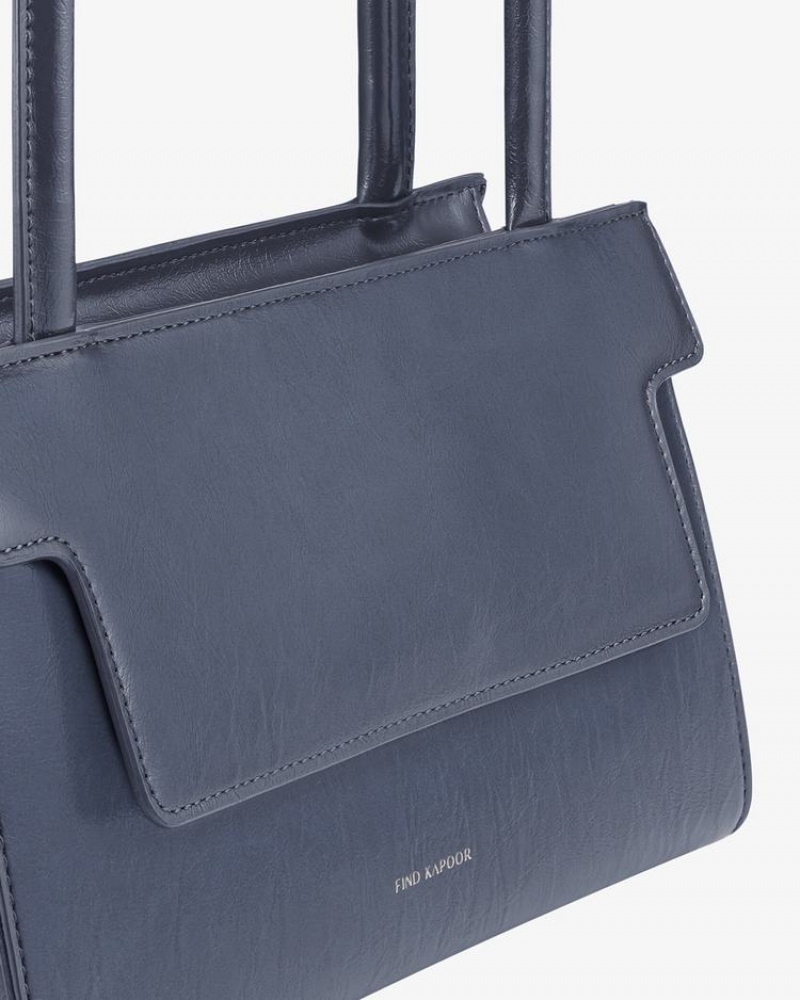 Find Kapoor Marty Brick Bag 24 Crinkled Tote Válltáskák Női Sötétkék | CJC3412HE