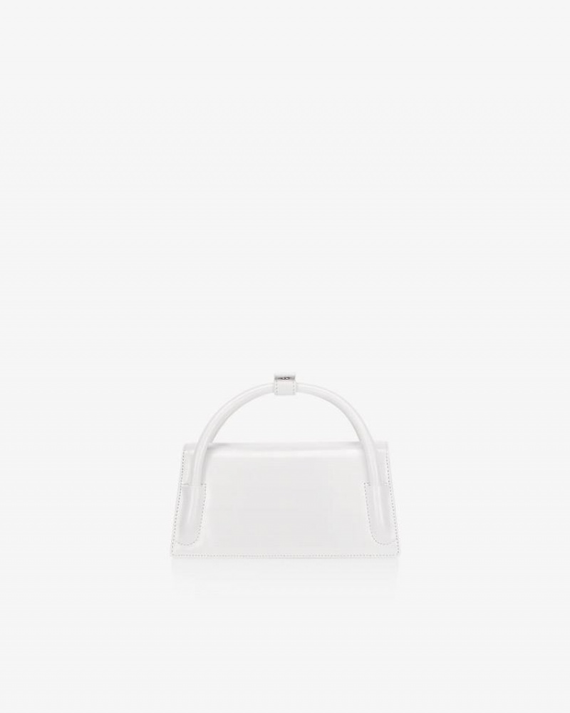 Find Kapoor Marty Éktalpú Bag 22 Crinkled Tote Crossbody Táska Női Fehér | FJJ5147IA